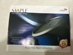 maple 1.8 ltr electric rice cooker