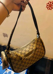 Gucci inspired Chic Monogram Shoulder Bag