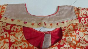 Saree With Desginer Blouse