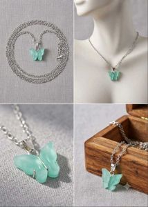 Cute Butterfly Pendant Necklace