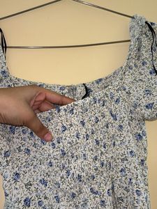 Floral Print Midi Dress