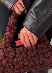 Chic Floral Crochet Handbag