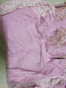Elegant Pastel Pink Embroidered Salwar Suit with C