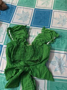 Green Blouse Top