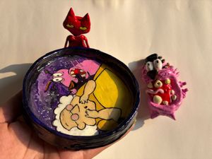 Courage the Cowardly Dog lighter cover & ash tray