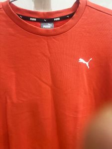 Puma Orange Sweatshirt