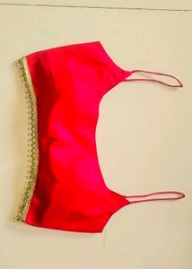 Red Spaghetti Strap Blouse