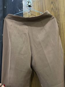Elegant Brown Wide-Leg Trousers