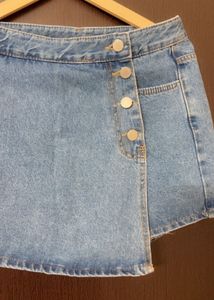 Denim Skort