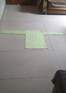 Lime Green Distressed Long Sleeve t shirt