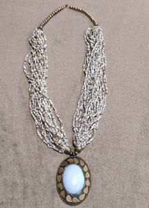 Bohemian Beaded Statement Necklace