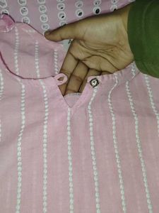 Chikankari Cotton Kurta for Women