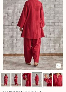 Maroon Coord Set
