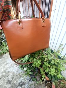 Miraggio Faux Leather Tote Bag