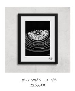 The Concept Of Light Photo Frame