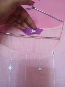 Elegant Peach Kurta Set