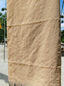 Elegant Beige &amp; Black Woven Saree