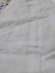 White Cotton Pajama Pants