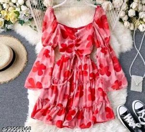 Floral Print Mini Dress