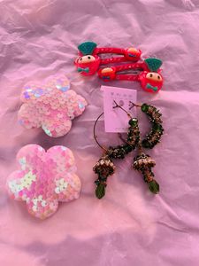 Earrings With Hair Pins