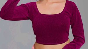PURPLE GLITTERY PARTY TOP ✨💜