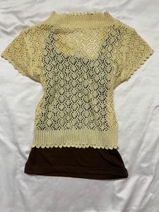 Chic Crochet Shrug Top
