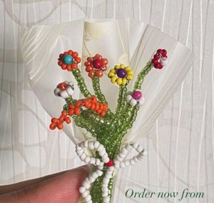 Handmade Beaded Flower Bouquet