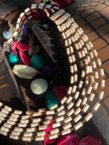 Elegant Layered Beaded Necklace