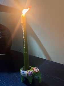 Diwali - Thai  Handcrafted Elephant candle holder