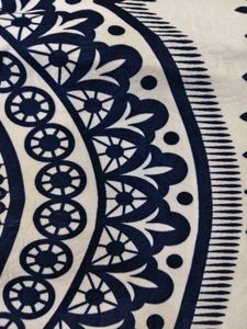 Chic Navy &amp; White Floral Dress