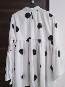 Cute Polka Dot Tunic Top