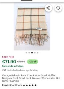 Balmain Chunky Scarf