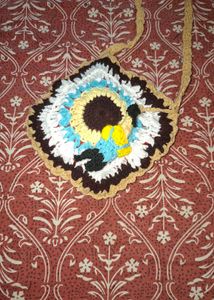 Handmade Crochet Flower Purse