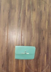 Mint Green Clutch Bag