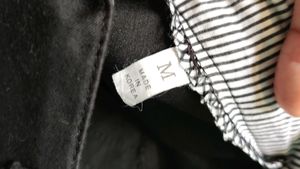 Korean Made Slim Fit Black Trousers