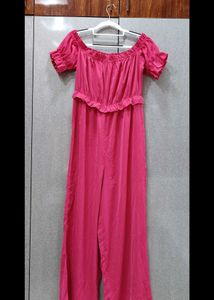 Off-Shoulder Jumpsuit