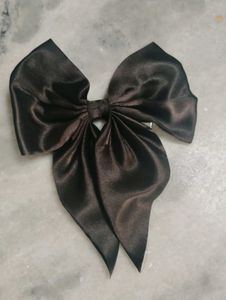 bow hair clip pintresty black