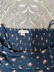 American Eagle Floral Print Midi Dress Size XS