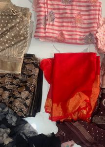 Assorted cloth bits