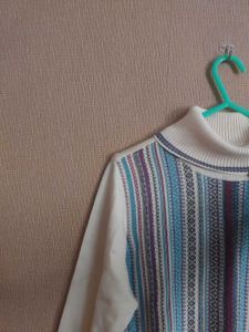 Striped Turtleneck Sweater