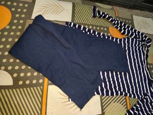 Striped Top &amp; Pants Set