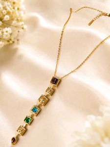Elegant Gemstone Pendant Necklace