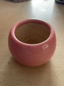Cute Pink Ceramic Pot
