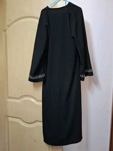 Elegant Black Abaya Dress For Kids