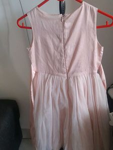 Elegant Pink Lace&amp;pearl Detail Dress