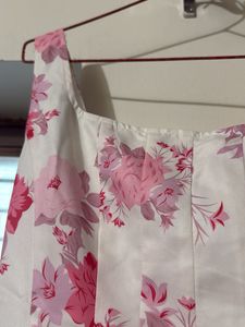Chic Floral Print A-Line Dress
