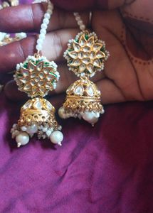 Exquisite Kundan &amp; Pearl Choker Set