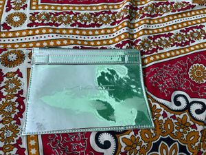 MAC silver pouch