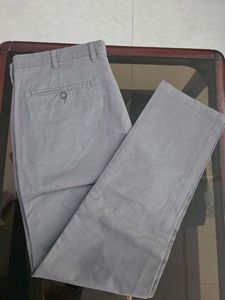 Men's Grey Casual Pants