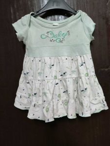Sea Green Colour Frock